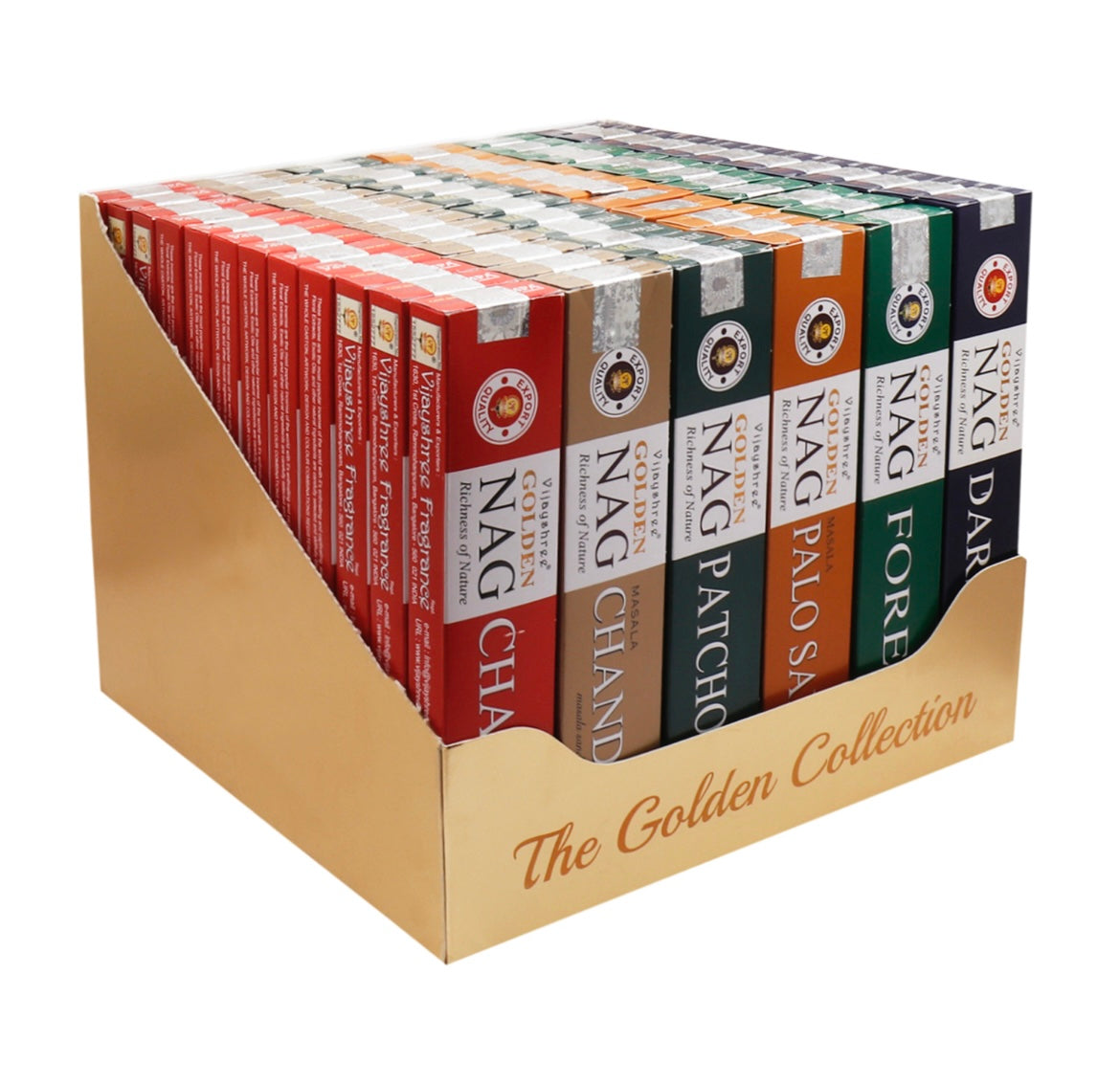Golden Nag Champa Incense Sticks | Hand Rolled in India