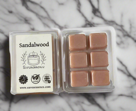 🌿 Sandalwood Wax Melts

Vegan • Pet Safe • Cruelty-Free • Handmade Luxury