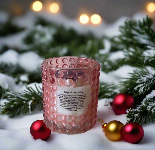 Sugar Plum Fairy Christmas Candle