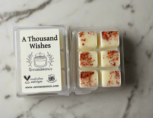 ✨ Thousand Wishes Wax Melts

Vegan • Pet Safe • Cruelty-Free • Handmade Luxury