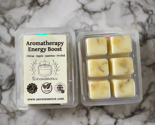 ⚡️ Energy Aromatherapy Wax Melts – Citrus Bloom & Marigold Botanicals

Vegan • Pet Safe • Cruelty-Free • Handmade with Real Marigold Petals