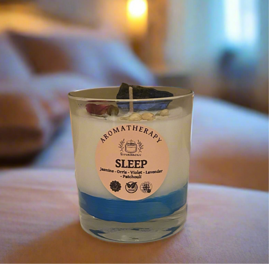 30cl Sleep - Crystal Infused Aromatherapy Candle