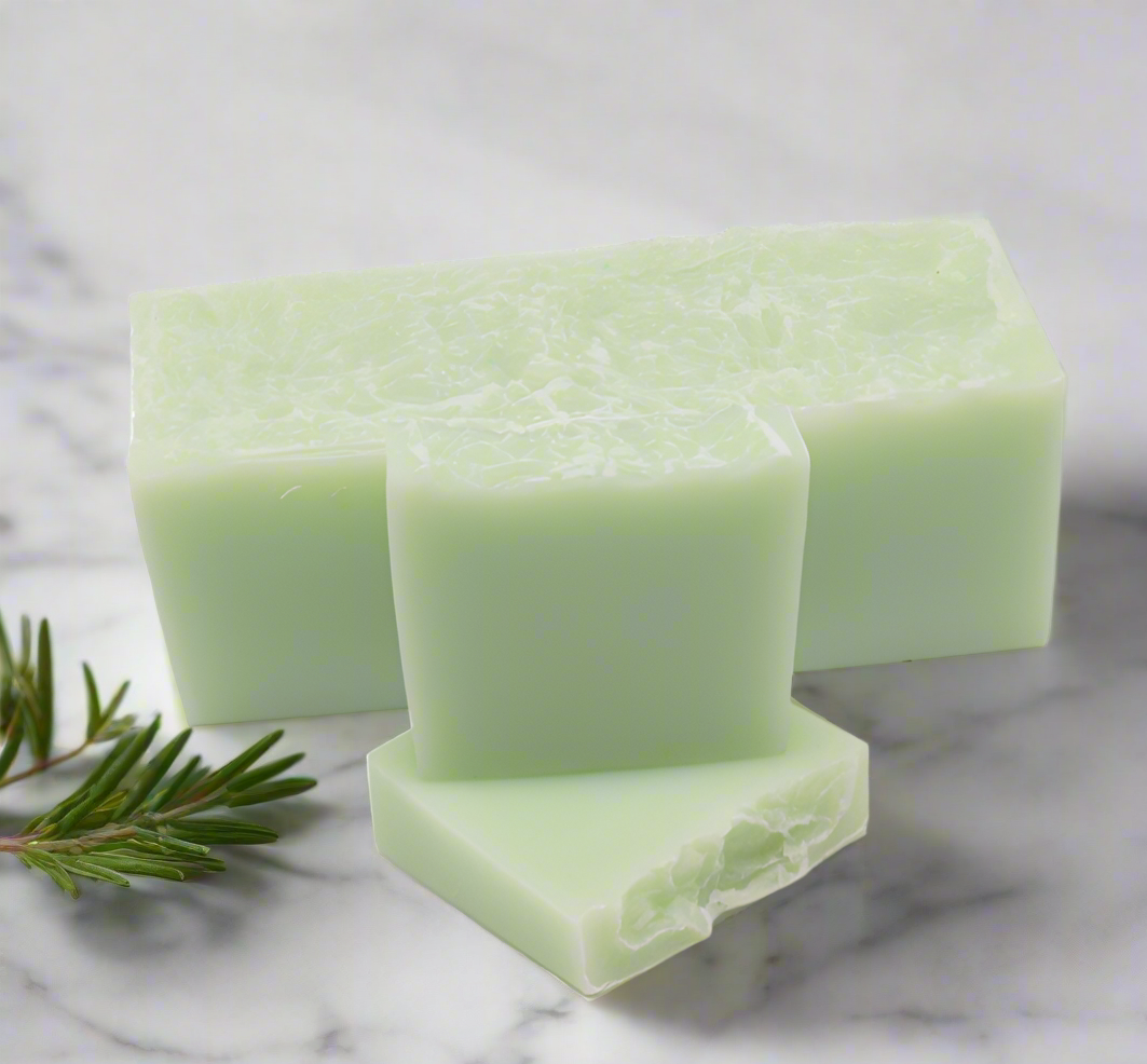 Handcrafted Verdant Zen Soap - Rosemary and Eucalyptus 100g