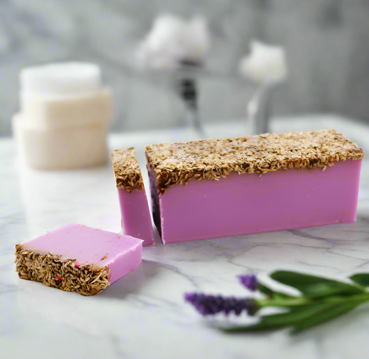 Handcrafted Cleopatra Soap - lavender, ylang ylang and patchouli 100g