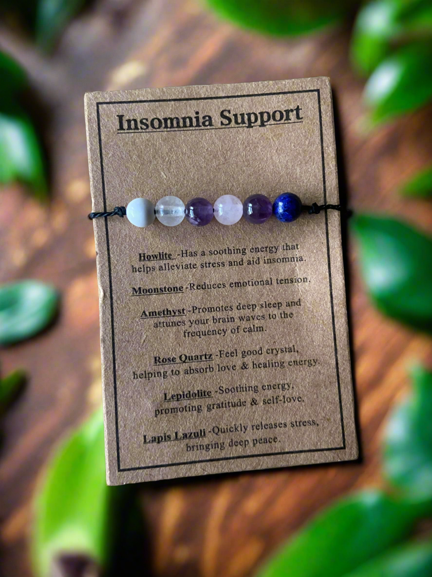 Crystal Insomnia Support, Sleep Aid Bracelet