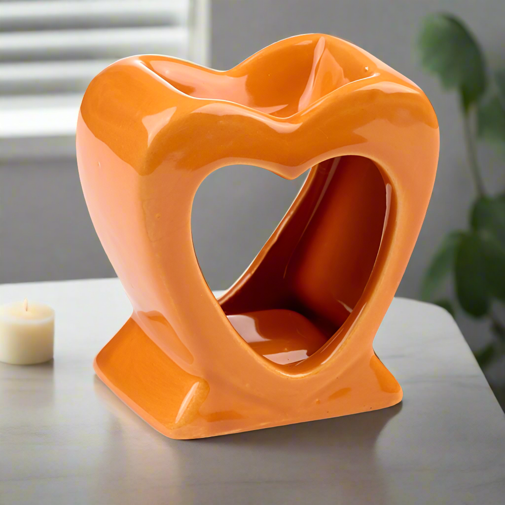 Cute Heart Wax Melt Burner