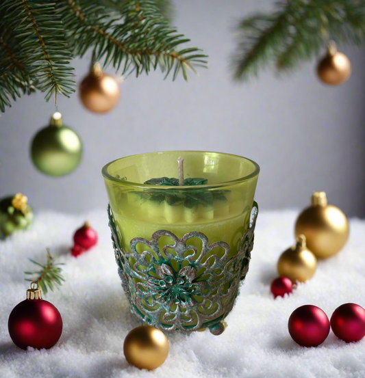 All is Bright Christmas Candle