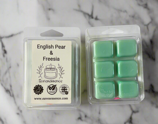🍐 English Pear & Freesia Wax Melts

Vegan • Pet Safe • Cruelty-Free • Handmade Luxury