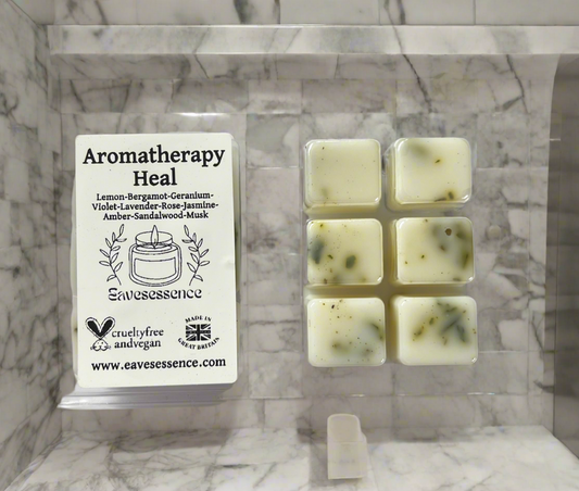 🍃 HEAL Aromatherapy Wax Melts – Sage Botanicals
Vegan • Pet Safe • Cruelty-Free • Handmade Luxury