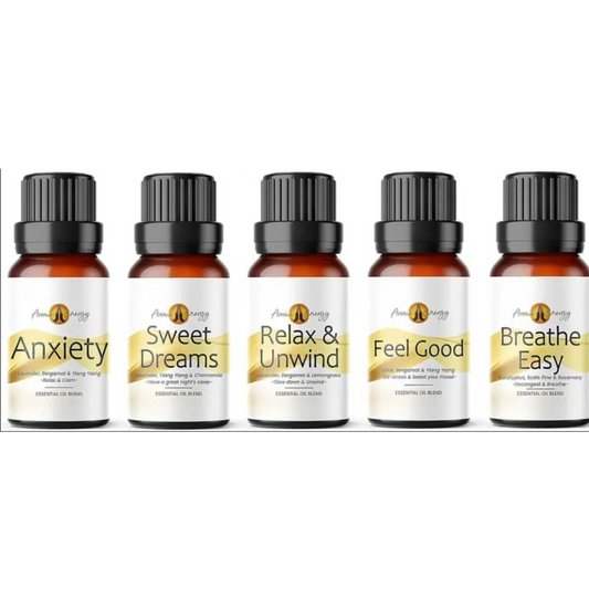 🌿 Aromatherapy Essential Oil – 10ml
For Diffuser Bracelets, Massage & Relaxation – 5 Natural Blends