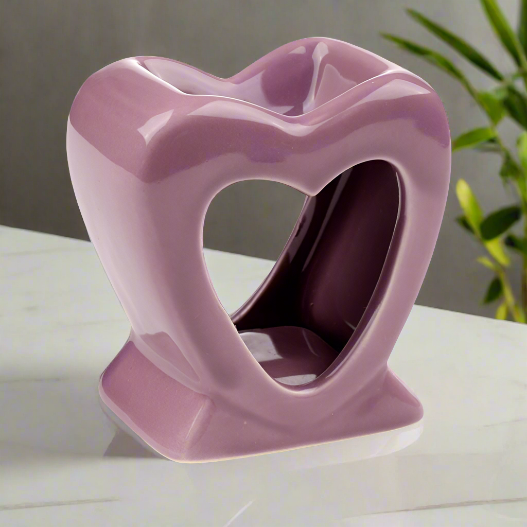 Cute Heart Wax Melt Burner