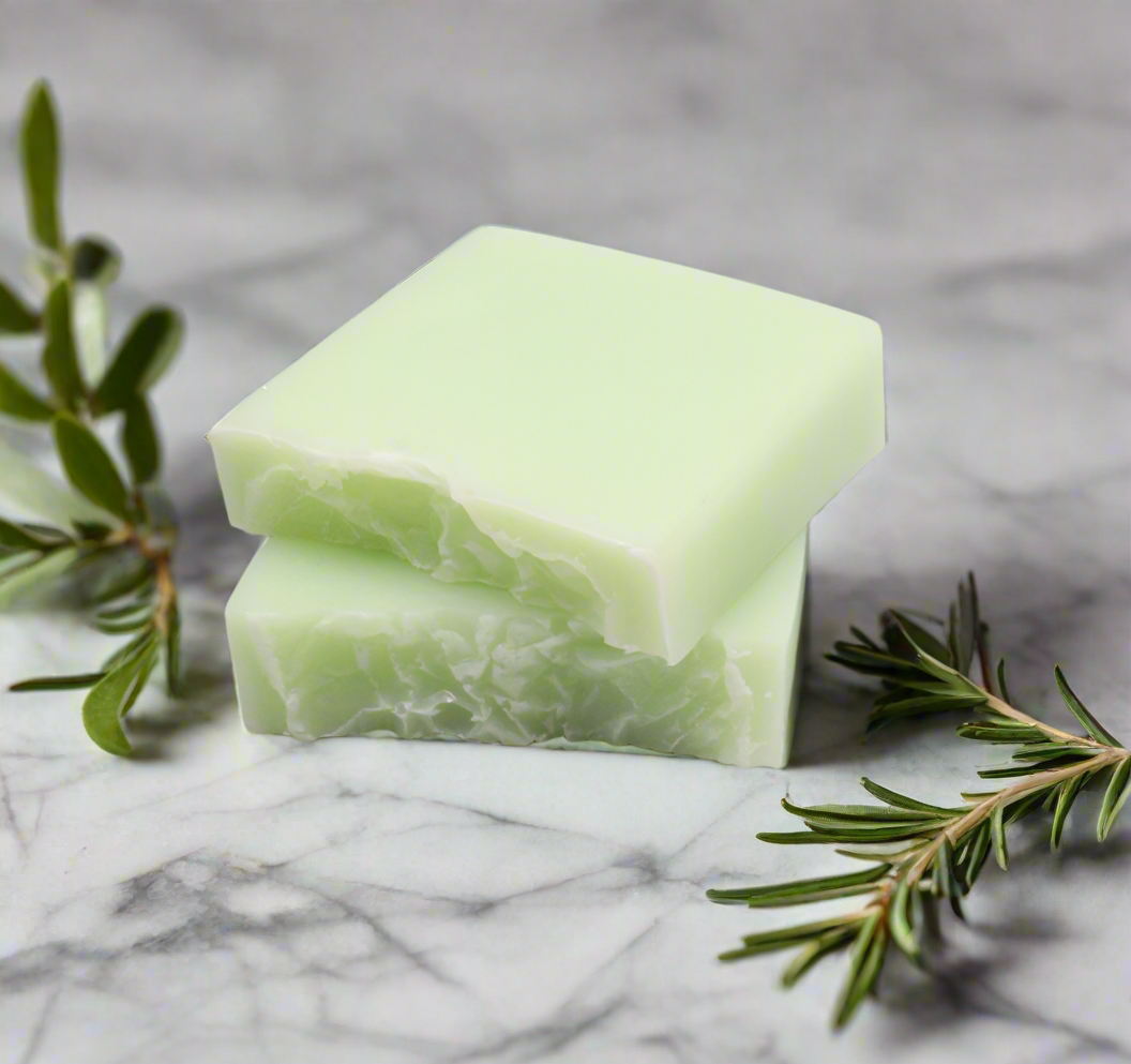 Handcrafted Verdant Zen Soap - Rosemary and Eucalyptus 100g