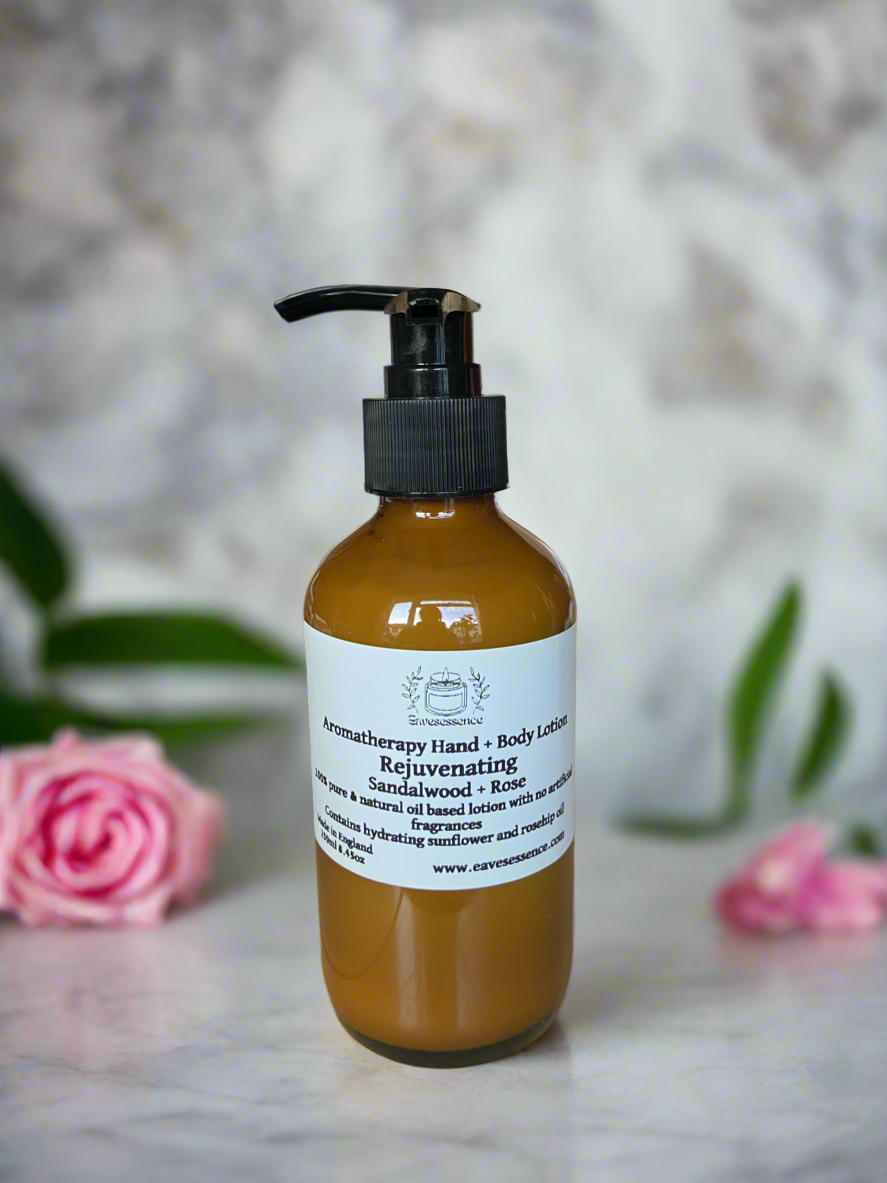 Body & Hand Lotion Rejuvenating, Sandalwood + Rose 250ml