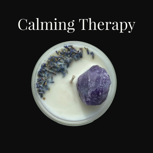 30cl Calming - Crystal Infused Therapy Candle