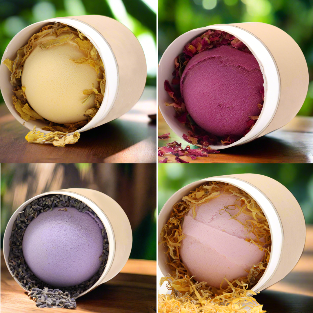 Aromatherapy Bath Bomb & Himalayan Bath Salt Set — Spa-Quality Relaxation at Home